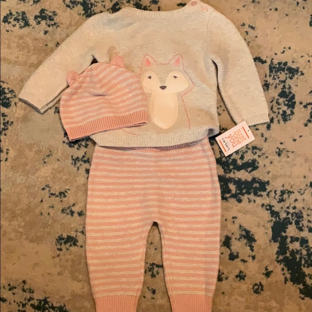 Adorable Fox 3 piece outfit!